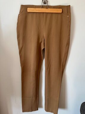 Rafaella Tan Pull-On Comfort Pants